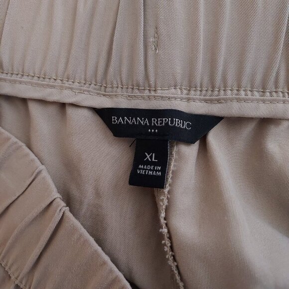Banana Republic Pull-On Tan Jogger Cargo Pants Size XL NWOT - Picture 7 of 9